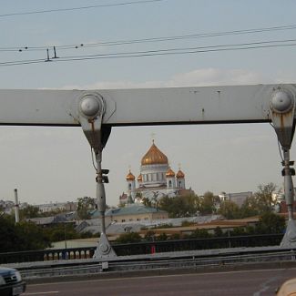 Вид на ХХС с Крымсского моста