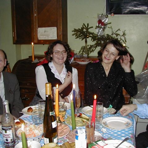 New Year 2000 party in SAI Новый год 2000 в Фотолаборатории ГАИШ МГУ