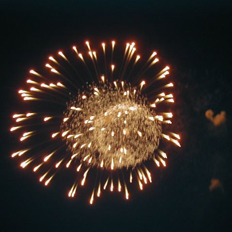 Салют в честь Дня Победы на Ленинских горах Moscow: Victory Day fireworks