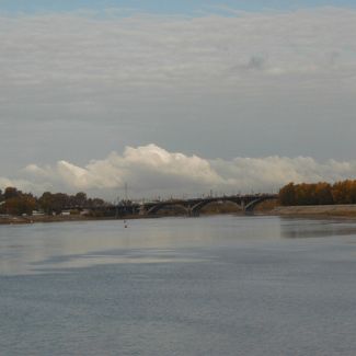 Глазковский Мост через Ангару в Иркутске