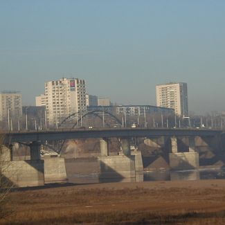 Мост через реку Белая в Уфе