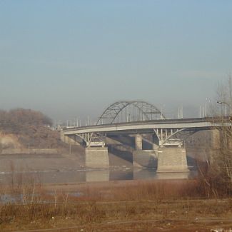 Мост через реку Белая в Уфе