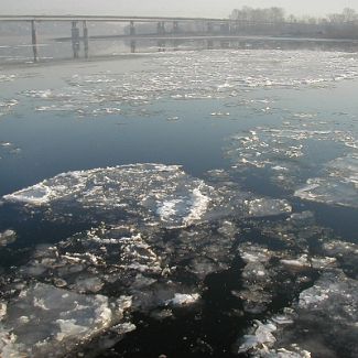 Ледоход на реке Белой