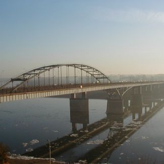 Мост через реку Белая в Уфе