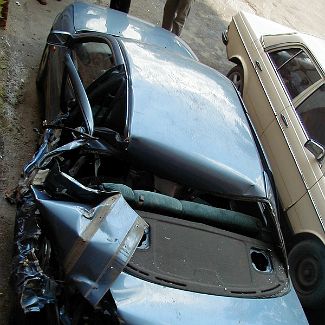 Car after crash