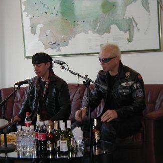 The Scorpions in ROL office