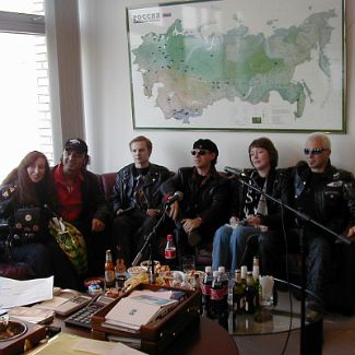 The Scorpions in ROL office