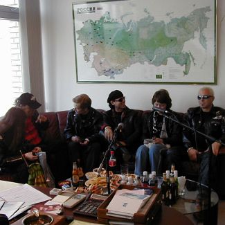 The Scorpions in ROL office