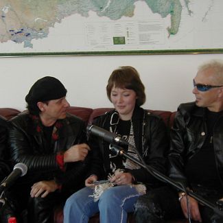 The Scorpions in ROL office