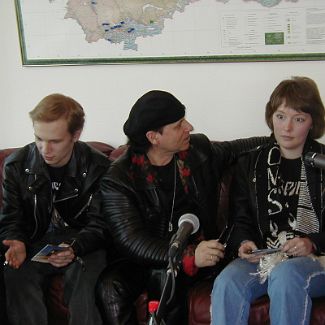 The Scorpions in ROL office