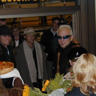 The Scorpions at Irkutsk Airport