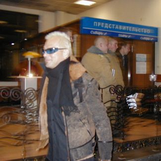 The Scorpions at Irkutsk Airport