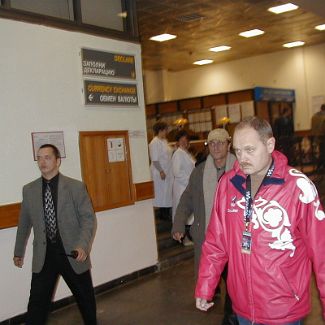 The Scorpions at Irkutsk Airport