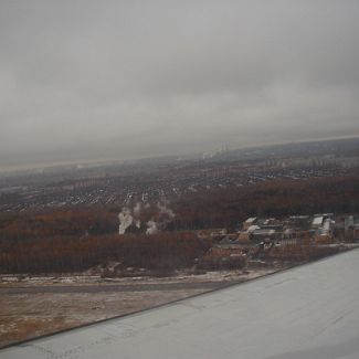 Взлет из аэропорта Нижнего Новгорода