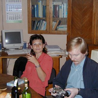 Н. Ботвинко и Ю. Липатов Осеннее Равноденствие 2003 в ГАИШ