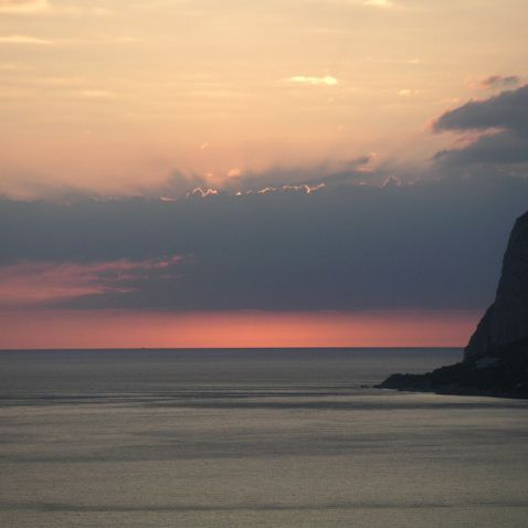 Crimea: Sunset at Laspi Bay Крым: Закат в бухте Ласпи