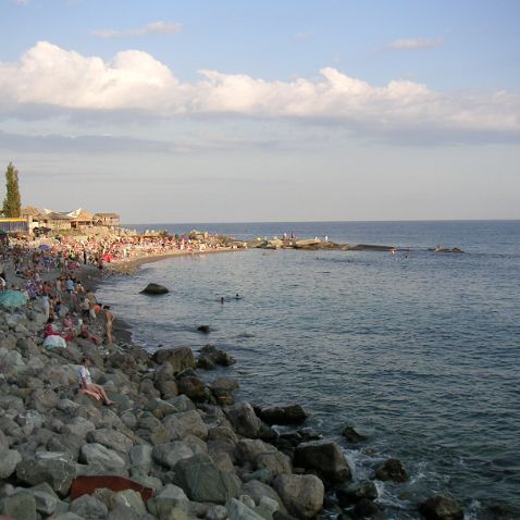 Crimea: Simeiz beach