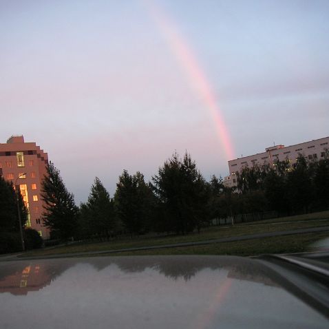 Rainbow in Moscow