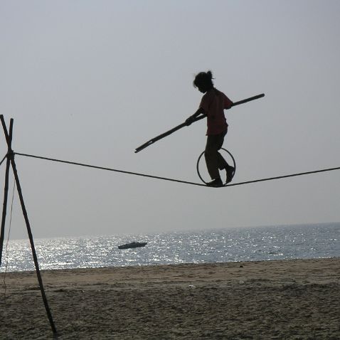 India: Goa: Mobor Beach