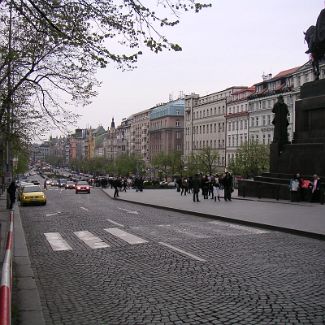 Václavské náměstí Вацлавская площадь в Праге