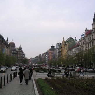 Václavské náměstí Вацлавская площадь в Праге