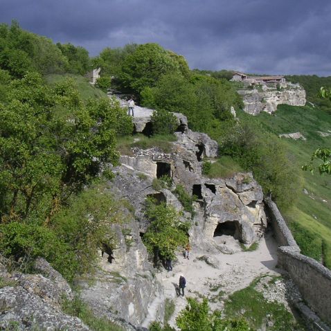 Crimea: Chufut-Kale Крым: Пещерный город Чуфут-Кале