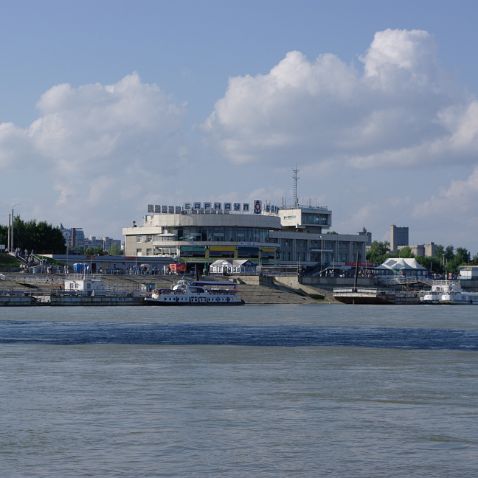 Barnaul: Ob' river cruise Барнаул: Маленький круиз на кораблике по Оби.