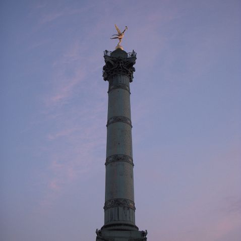 France: Paris: Place de la Bastille & Pont de Sully