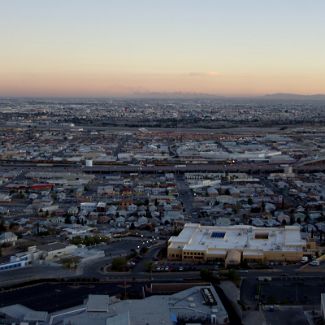 Texas: El Paso city El Paso city panorama