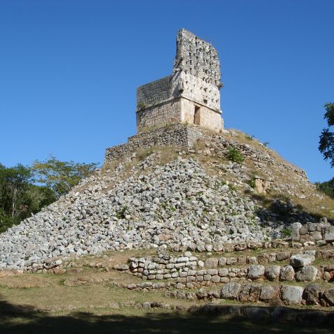 Mexico: Yucatan: Labna Mayan ruins Мексика: Юкатан: Лабна - руины цивилизации майя на возвышенности Пуук на полуострове Юкатан