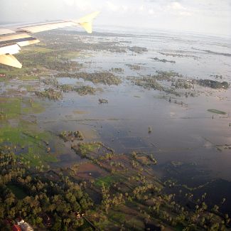 Fly over Tonle Sap Lake