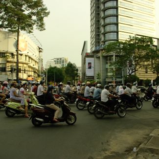 Хошимин, перекрёсток улиц Nguyen Hue и Lê Lợi