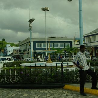 Cast Iron Fountain Jamaica: Montego Bay: Cast Iron Fountain on Sam Sharpe Square | Ямайка: Монтего-Бэй: Чугунный фонтан на площади Сэма Шарпа