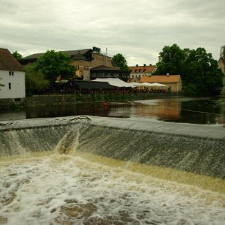 Водопад на реке Фирис в Уппсале