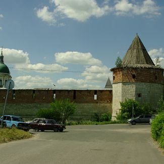 Восточная стена Зарайского Кремля