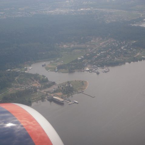 Landing at the Sheremetyevo International Airport (IATA: SVO, ICAO: UUEE)