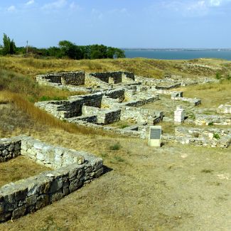 Панорама раскопок Ольвии Понтийской Археологический раскоп 