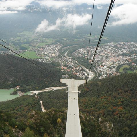 Germany: Bavaria: Predigtstuhlbahn (Старейшая канатная дорога Германии)