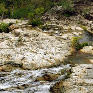 Mareeba: Emerald Creek Falls Australia: Queensland: Mareeba: Emerald Creek Falls panorama