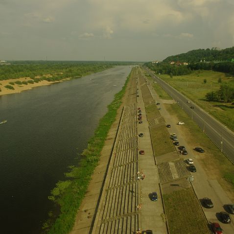 Russia: Walk around Nizhny Novgorod & Cableway through Volga river Прогулка по Нижнему Новгороду и канатная дорога через Волгу из Нижнего в Бор