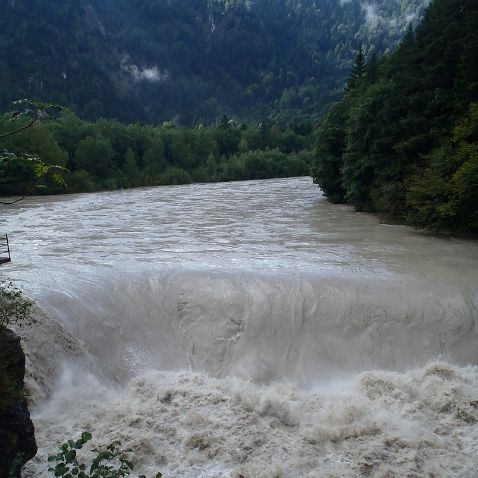 Germany: Bavaria: Ostallgäu: Füssen: Lechfall