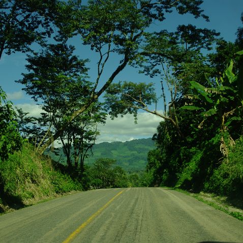 México: Chiapas: Road from Palenque to waterfalls Mishol-Ha & Agua Azul Мексика: Чьяпас: Дорога от Паленке к водопадам Misol Há и Agua Azul