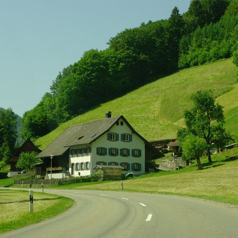 Germany: Baden-Württemberg: Road from Freiburg to Todtnau Германия: Баден-Вюртемберг: Дорога из Фрайбурга в Тодтнау