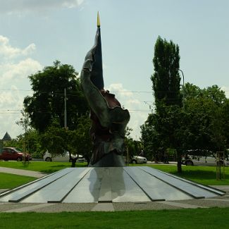 Monument to fallen soldiers during World War II Památník padlým vojákům II. světové války