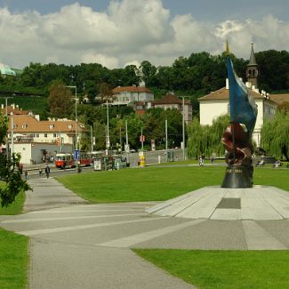 Monument to fallen soldiers during World War II Památník padlým vojákům II. světové války