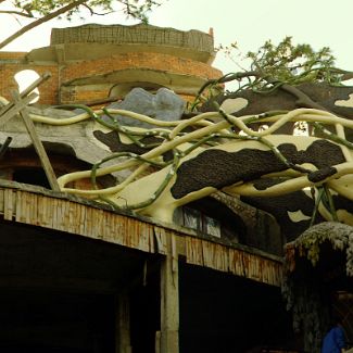 Панорама Сумасшедшего Дома в Далате Crazy House Dalat panorama