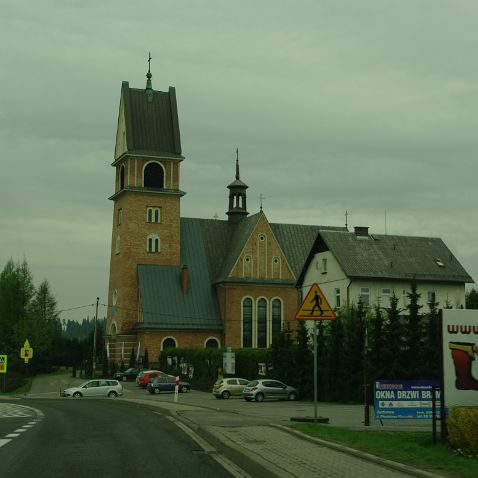 Polska: Województwo małopolskie: Road from Rabka-Zdrój towards Jurgów Польша: Воеводство малопольское: Дорога от Рабка Здруй в направлении Юргова