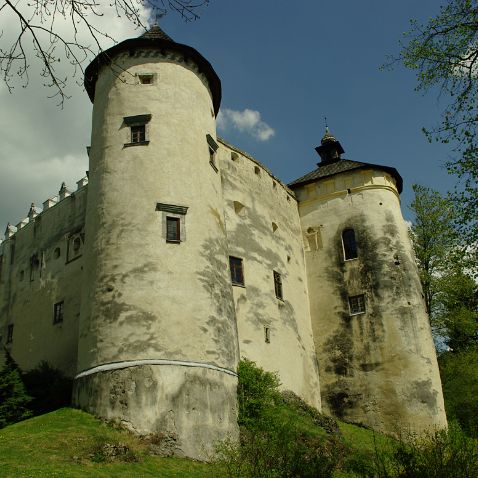 Polska: Województwo małopolskie: Zamek Dunajec w Niedzicy (Niedzica Castle) Польша. Воеводство Малопольское. Замок Дунаец в Недзицах.