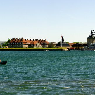 Navy Denmark in the port of Copenhagen