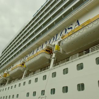 Costa Favolosa ship at the port of Bergen